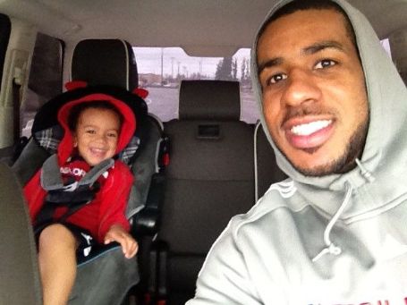 Aldridge and his son